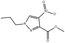 methyl 4-nitro-1-propyl-1H-pyrazole-3-carboxylate Structure