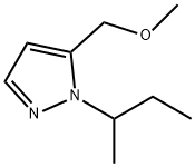 1-sec-butyl-5-(methoxymethyl)-1H-pyrazole 化学構造式