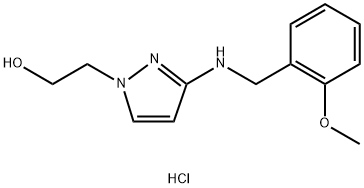 2-{3-[(2-methoxybenzyl)amino]-1H-pyrazol-1-yl}ethanol Structure