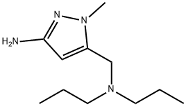 5-[(dipropylamino)methyl]-1-methyl-1H-pyrazol-3-amine Structure