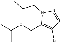 4-bromo-5-(isopropoxymethyl)-1-propyl-1H-pyrazole Structure