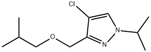 4-chloro-3-(isobutoxymethyl)-1-isopropyl-1H-pyrazole Structure