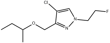 3-(sec-butoxymethyl)-4-chloro-1-(2-fluoroethyl)-1H-pyrazole Structure