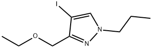 3-(ethoxymethyl)-4-iodo-1-propyl-1H-pyrazole Structure