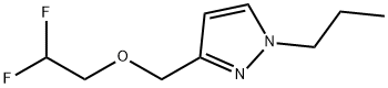 3-[(2,2-difluoroethoxy)methyl]-1-propyl-1H-pyrazole Structure