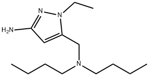 5-[(dibutylamino)methyl]-1-ethyl-1H-pyrazol-3-amine,1856020-65-9,结构式