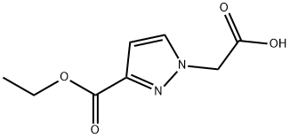 3-(ethoxycarbonyl)-1H-pyrazol-1-yl]acetic acid Structure