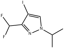 3-(difluoromethyl)-4-iodo-1-isopropyl-1H-pyrazole Structure