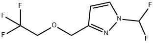 1-(difluoromethyl)-3-[(2,2,2-trifluoroethoxy)methyl]-1H-pyrazole Structure