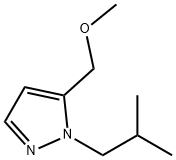 1-isobutyl-5-(methoxymethyl)-1H-pyrazole 化学構造式