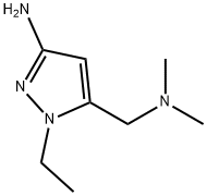 5-[(dimethylamino)methyl]-1-ethyl-1H-pyrazol-3-amine Structure