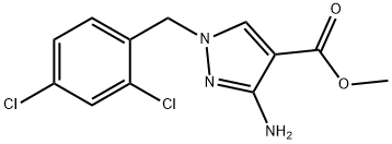 methyl 3-amino-1-(2,4-dichlorobenzyl)-1H-pyrazole-4-carboxylate|