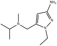 1-ethyl-5-{[isopropyl(methyl)amino]methyl}-1H-pyrazol-3-amine Structure