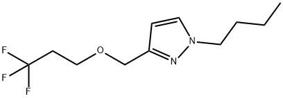 1-butyl-3-[(3,3,3-trifluoropropoxy)methyl]-1H-pyrazole Structure