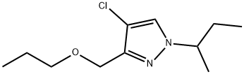 1-sec-butyl-4-chloro-3-(propoxymethyl)-1H-pyrazole Structure