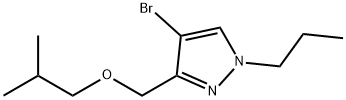 4-bromo-3-(isobutoxymethyl)-1-propyl-1H-pyrazole Structure