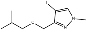 4-iodo-3-(isobutoxymethyl)-1-methyl-1H-pyrazole,1856057-14-1,结构式