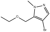 4-bromo-5-(ethoxymethyl)-1-methyl-1H-pyrazole Structure