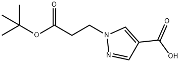 1-(3-tert-butoxy-3-oxopropyl)-1H-pyrazole-4-carboxylic acid|