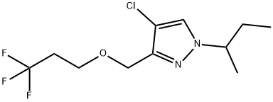 1-sec-butyl-4-chloro-3-[(3,3,3-trifluoropropoxy)methyl]-1H-pyrazole Structure