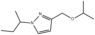 1-sec-butyl-3-(isopropoxymethyl)-1H-pyrazole Struktur