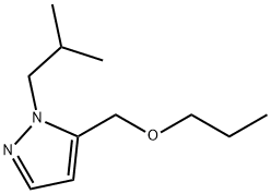 1-isobutyl-5-(propoxymethyl)-1H-pyrazole Struktur