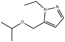 1-ethyl-5-(isopropoxymethyl)-1H-pyrazole Struktur