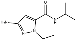 3-amino-1-ethyl-N-isopropyl-1H-pyrazole-5-carboxamide,1856081-14-5,结构式