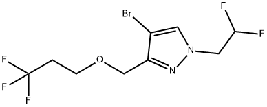 1856084-47-3 4-bromo-1-(2,2-difluoroethyl)-3-[(3,3,3-trifluoropropoxy)methyl]-1H-pyrazole