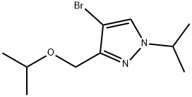 4-bromo-3-(isopropoxymethyl)-1-isopropyl-1H-pyrazole Structure