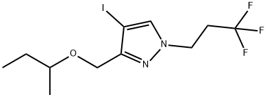 3-(sec-butoxymethyl)-4-iodo-1-(3,3,3-trifluoropropyl)-1H-pyrazole,1856085-66-9,结构式