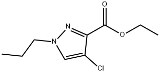 ethyl 4-chloro-1-propyl-1H-pyrazole-3-carboxylate Structure