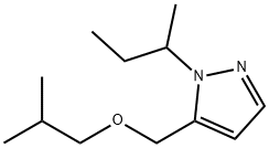 1-sec-butyl-5-(isobutoxymethyl)-1H-pyrazole Struktur