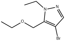 4-bromo-5-(ethoxymethyl)-1-ethyl-1H-pyrazole Structure