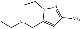 5-(ethoxymethyl)-1-ethyl-1H-pyrazol-3-amine Structure