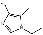 4-chloro-1-ethyl-5-methyl-1H-imidazole 化学構造式