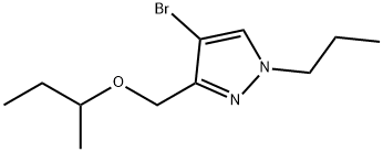 4-bromo-3-(sec-butoxymethyl)-1-propyl-1H-pyrazole,1856094-32-0,结构式