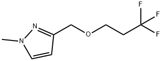 1-methyl-3-[(3,3,3-trifluoropropoxy)methyl]-1H-pyrazole Structure