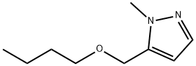 5-(butoxymethyl)-1-methyl-1H-pyrazole 结构式