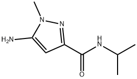 5-amino-N-isopropyl-1-methyl-1H-pyrazole-3-carboxamide Structure