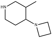 Piperidine, 4-(1-azetidinyl)-3-methyl- Structure