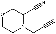 3-Morpholinecarbonitrile, 4-(2-propyn-1-yl)- Structure