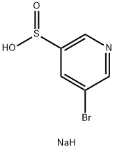 3-Pyridinesulfinic acid, 5-bromo-, sodium salt (1:1) Struktur