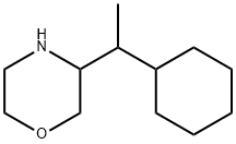 Morpholine, 3-(1-cyclohexylethyl)- 化学構造式