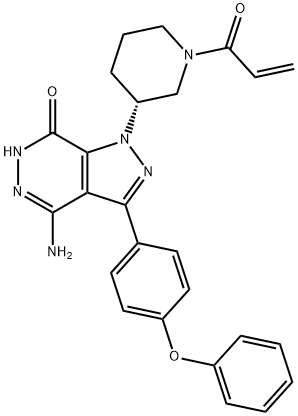 BTK inhibitor 17 化学構造式