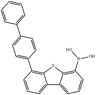 6-(4联苯基)二苯并[B,D]噻吩-4-硼酸,1858289-81-2,结构式