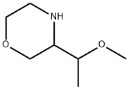 Morpholine, 3-(1-methoxyethyl)- Structure