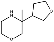 Morpholine, 3-methyl-3-(tetrahydro-3-furanyl)- Struktur