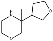 Morpholine, 3-methyl-3-(tetrahydro-3-furanyl)- Structure