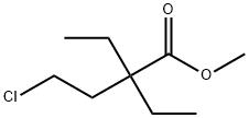 Butanoic acid, 2-(2-chloroethyl)-2-ethyl-, methyl ester Structure